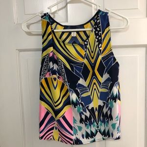 Colorful patterned tank top